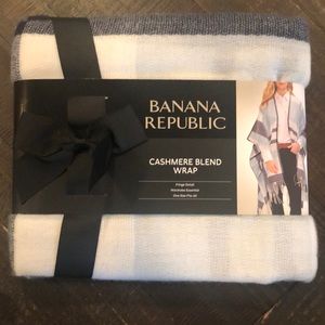 NWT gorgeous cashmere blend wrap!